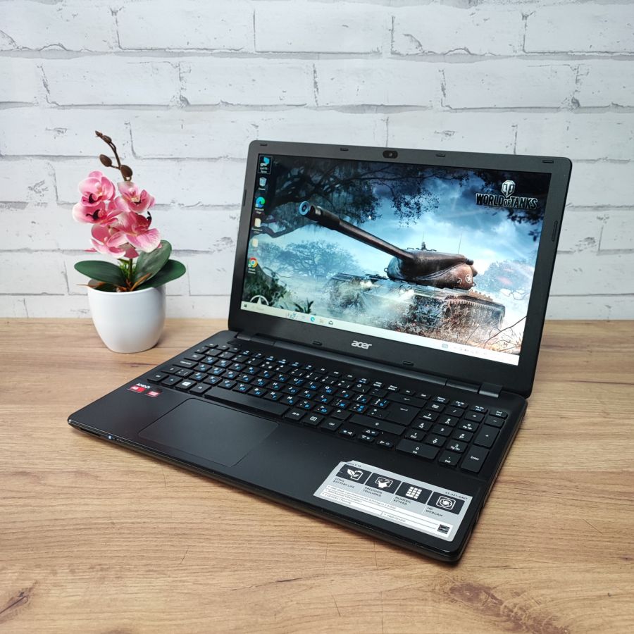 Ноутбук Б/В Acer Aspire E5-521, AMD A6-6310, DDR3 8GB, SSD 256GB, AMD Radeon R4 1GB, 15.6"