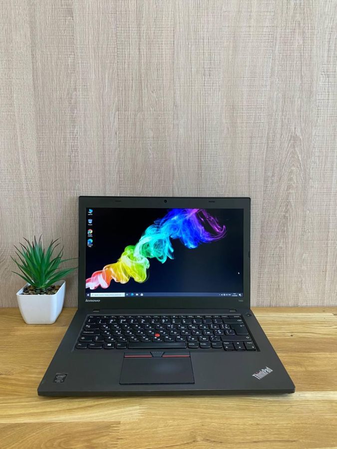 Ноутбук Б/В Lenovo ThinkPad T450 14, Intel Core i5-5300U, DDR3 8 GB, SSD 180GB, 14" HD (1600x900)
