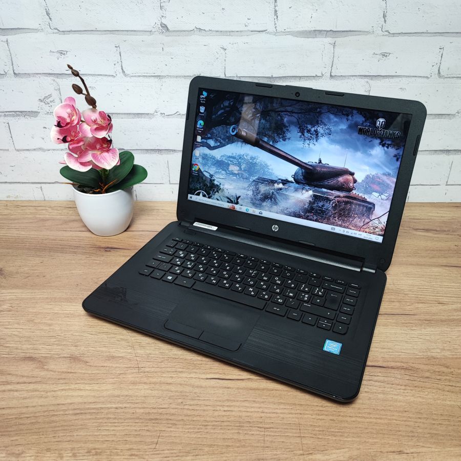 Ноутбук Б/В HP 14-AM074NA, Intel Pentium J3710, DDR3 8 GB, SSD 128GB, 14" HD