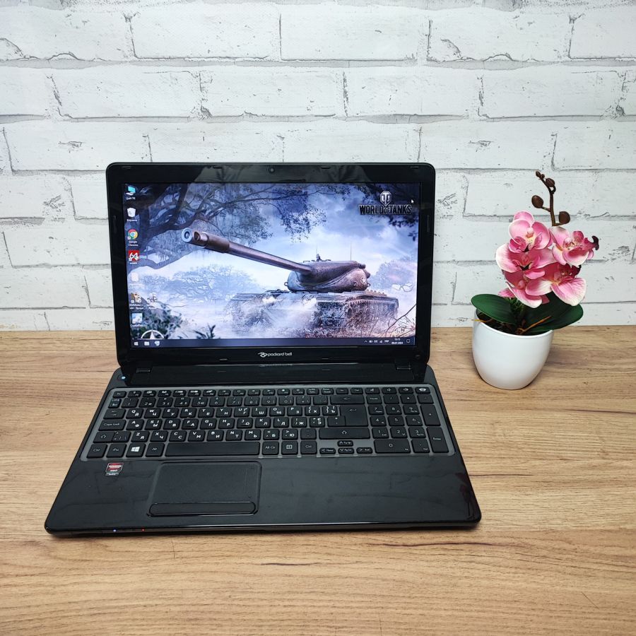Ноутбук Б/В Packard Bell Q5WS8, AMD A6-4400M, DDR3 8 GB, SSD 128GB, AMD Radeon HD 7600M 1Gb, 15.6" HD