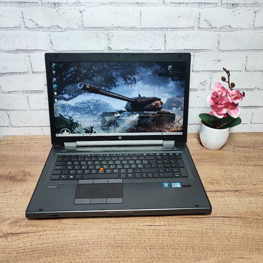 Ноутбук Б/В HP EliteBook 8770W, Intel Core i7-3740QM, DDR3 16 GB, SSD 256GB + HDD 500GB, AMD Radeon M4000 1Gb, 17" Full HD