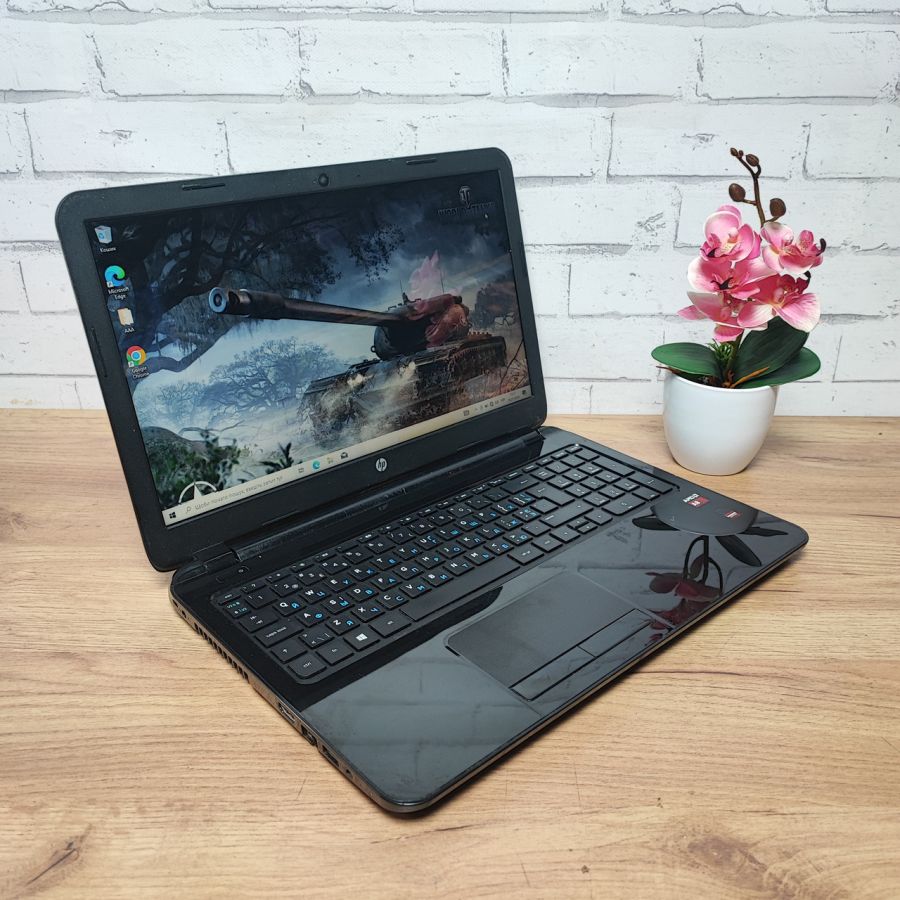 Ноутбук Б/В HP 15-G082NO, AMD A8-6410, DDR3 8 GB, SSD 128GB, AMD Radeon R5 1Gb, 15.6"