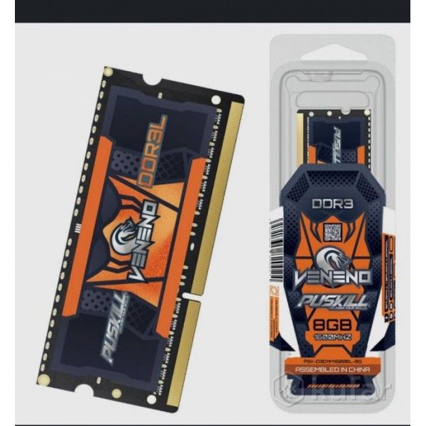 Б/В New Оперативна пам'ять для Ноутбук PUSKILL DDR3L 8GB 1600MHZ 1.35v