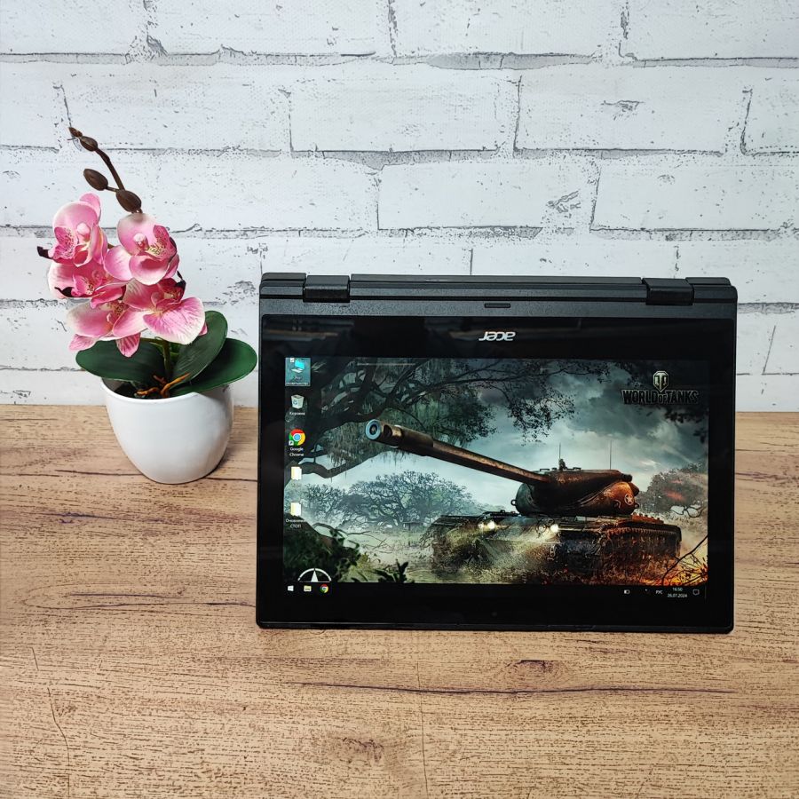 Ноутбук Б/В Acer TravelMate Spin B118, Intel Celeron N3450, DDR3 4 GB, SSD 64GB, 10" Full HD Сенсор