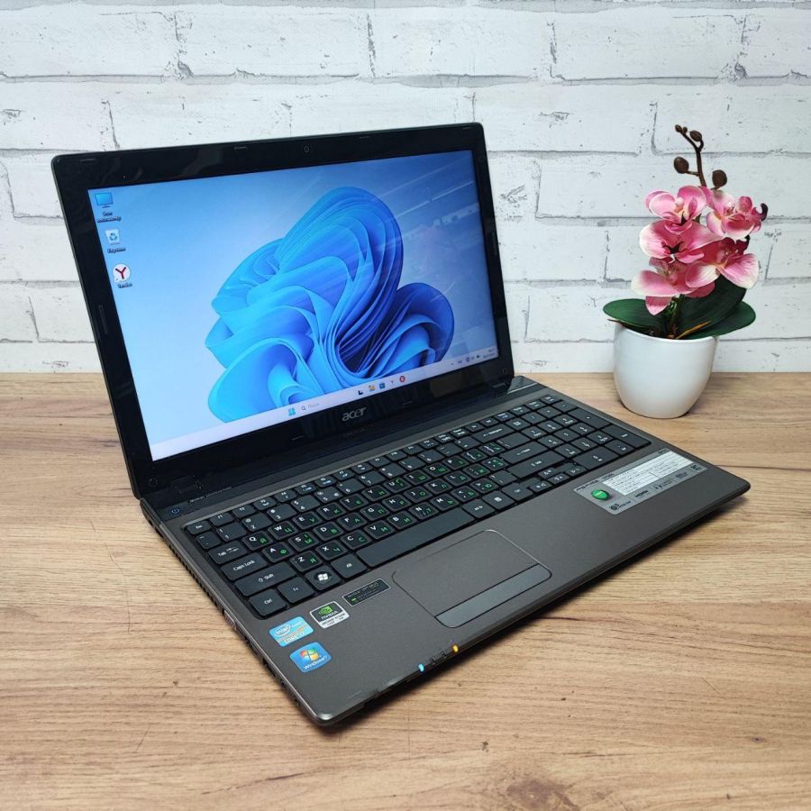 Ноутбук Б/В Acer Aspire 5750G, Intel Core i7-2630QM, DDR3 8 GB, SSD 128GB, NVIDIA GeForce 540M 2Gb, 15.6"