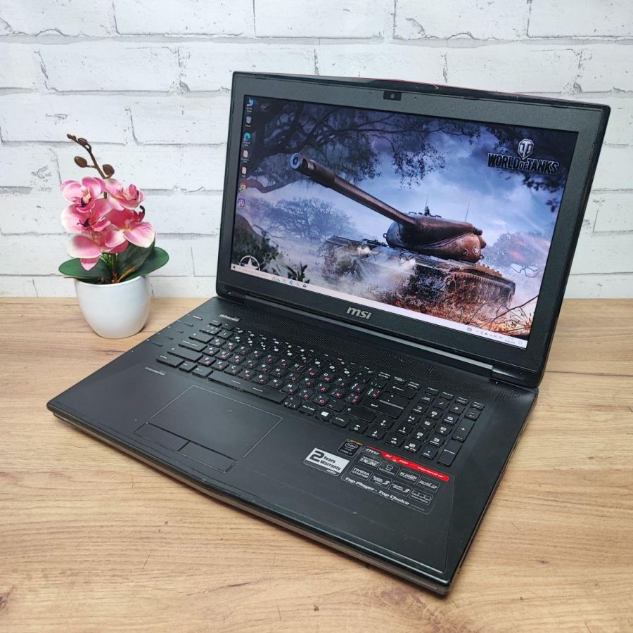 Ноутбук Б/В MSI MS-1781, Intel Core i7-4720HQ, DDR3 32 GB, SSD 128GB + SSD 500GB + HDD 500GB, NVIDIA GeForce GTX 970M 3Gb, 17" Full HD