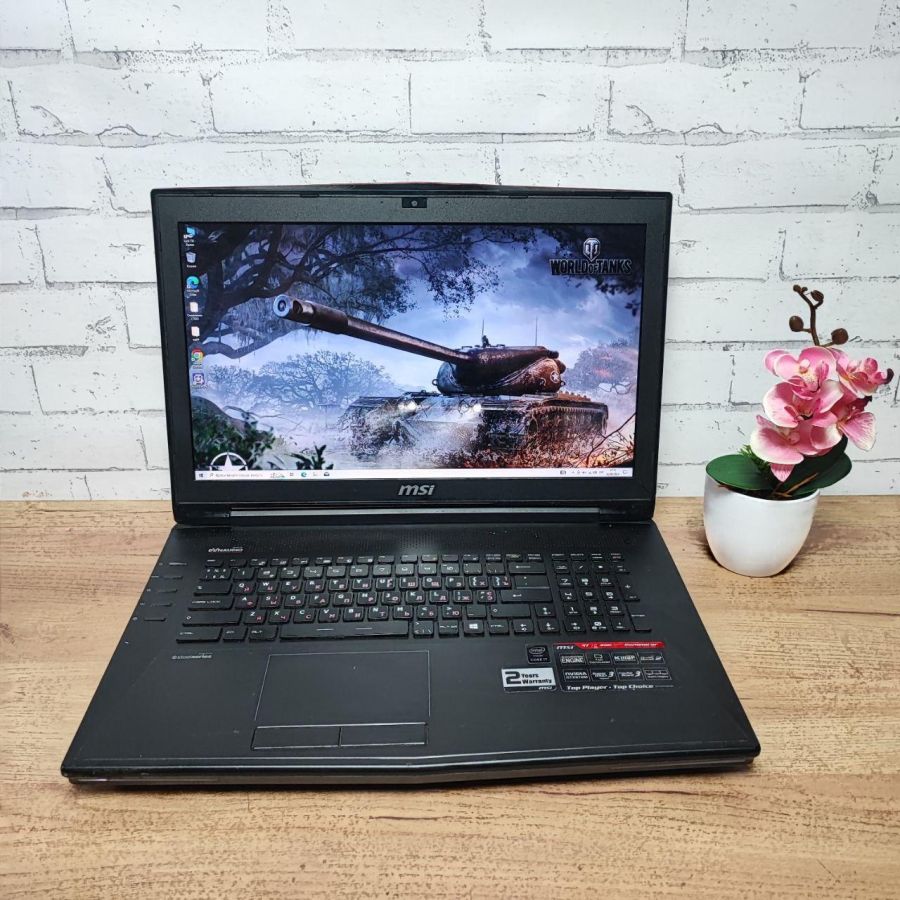 Ноутбук Б/В MSI MS-1781, Intel Core i7-4720HQ, DDR3 32 GB, SSD 128GB + SSD 500GB + HDD 500GB, NVIDIA GeForce GTX 970M 3Gb, 17" Full HD