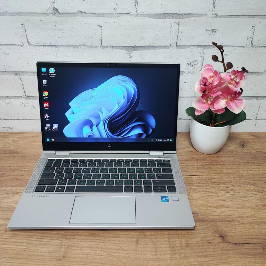 Ноутбук Б/В HP EliteBook X360 830 G8, Intel Core i5, DDR4 8 GB, SSD 256GB, 13" Full HD Сенсор