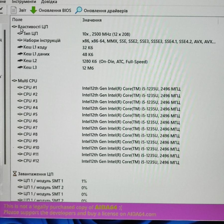 Ноутбук Б/В Dell Latitude 5520, Intel Core i5-1235U, DDR4 16 GB, SSD 512GB, 15.6" Full HD
