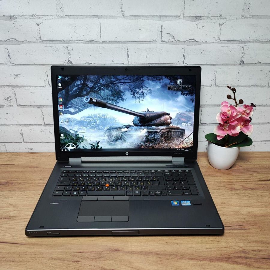 Ноутбук Б/В HP EliteBook 8770W, Intel Core i7-3740QM, DDR3 16 GB, SSD 128GB + HDD 500GB, AMD FirePro 4000 1Gb, 17" Full HD