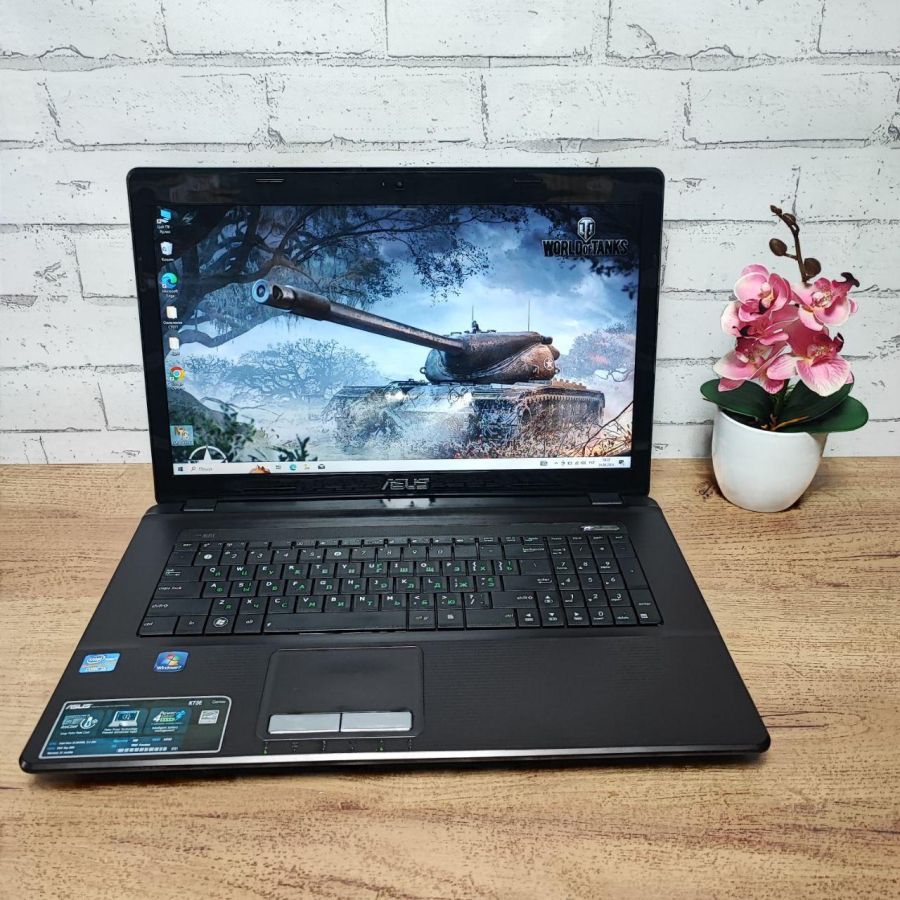Ноутбук Б/В ASUS K73E, Intel Core i5-2430M, DDR3 8 GB, SSD 128GB, 17.3" HD