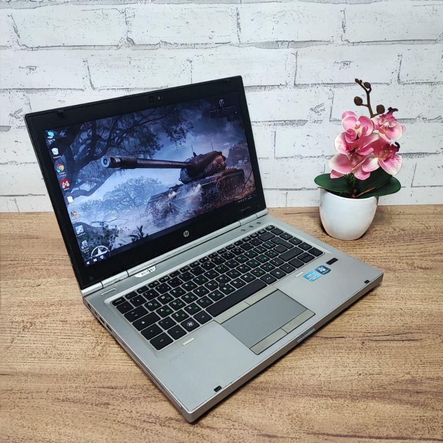 Ноутбук Б/В HP EliteBook 8460P, Intel Core i5-2520M, DDR3 8 GB, SSD 128GB, AMD Radeon HD 7400 1Gb, 14" HD