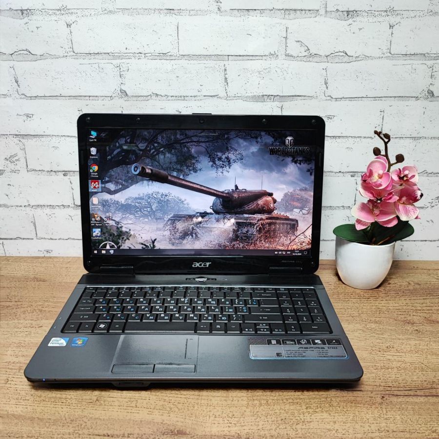 Ноутбук Б/В Acer Aspire 5732Z, Intel Pentium T4300, DDR2 4 GB, SSD 128GB, Intel Mobile 4, 15.6"