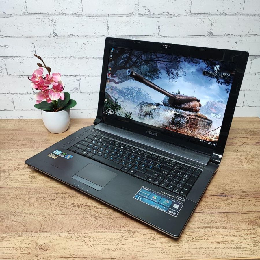 Ноутбук Б/В ASUS N73S, Intel Core i7-2670QM, DDR3 8 GB, SSD 256GB + HDD 320GB, NVIDIA GeForce GT 630M 2Gb, 17" Full HD