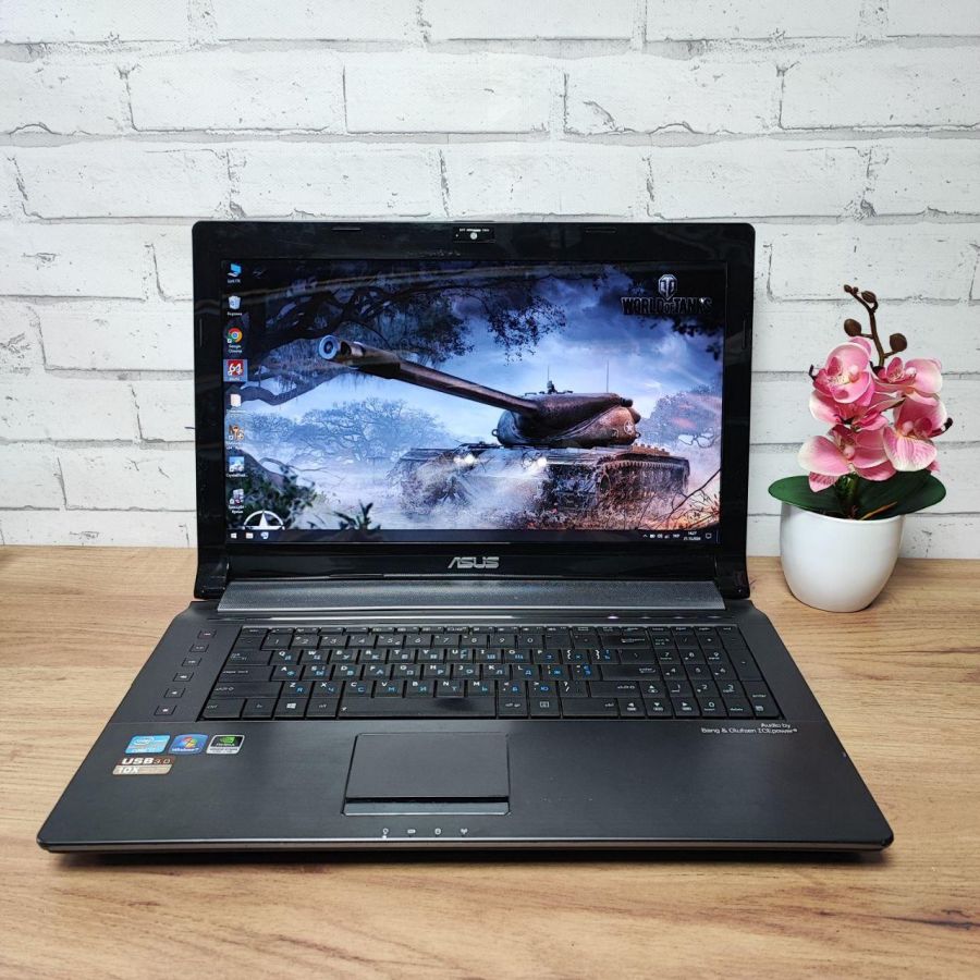 Ноутбук Б/В ASUS N73S, Intel Core i7-2630QM, DDR3 12 GB, SSD 128GB + HDD 250GB, NVIDIA GeForce GT 540M 1Gb, 17"
