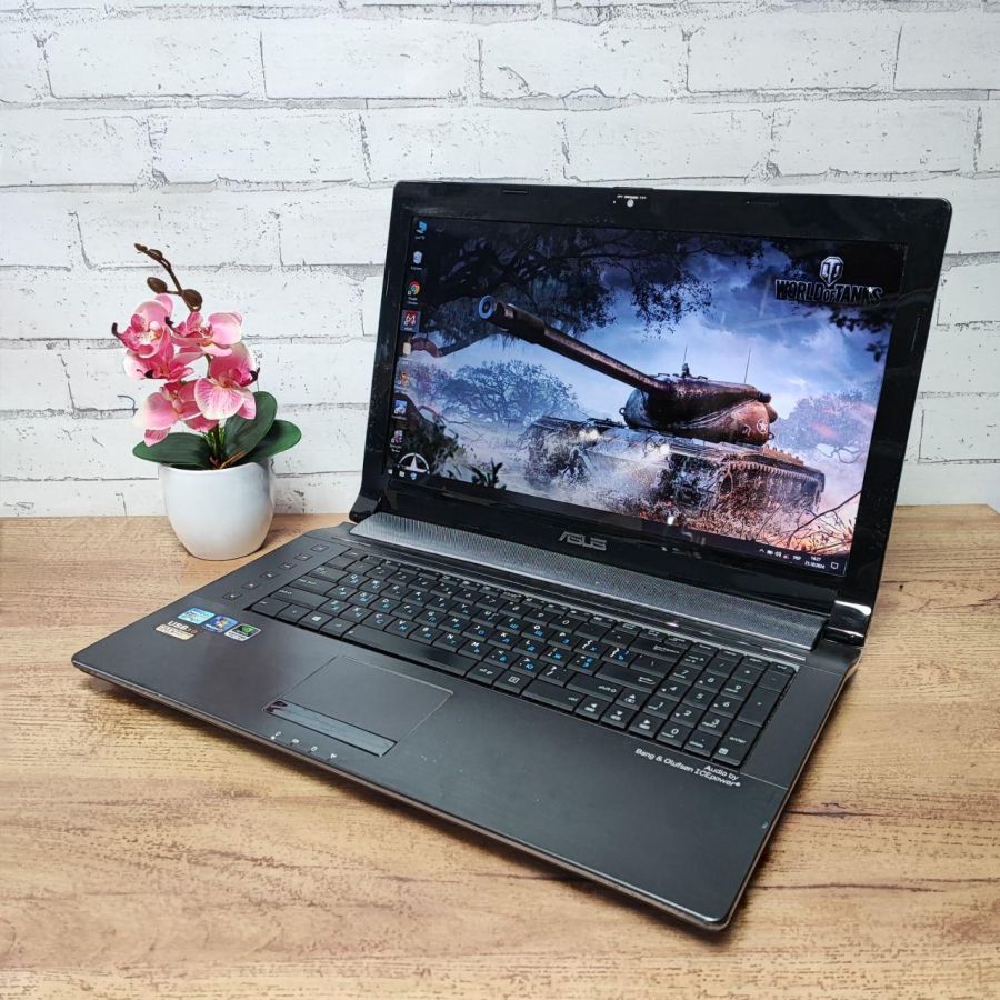 Ноутбук Б/В ASUS N73S, Intel Core i7-2630QM, DDR3 12 GB, SSD 128GB + HDD 250GB, NVIDIA GeForce GT 540M 1Gb, 17"