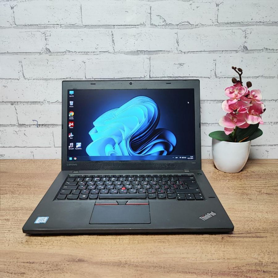 Ноутбук Б/В Lenovo T460, Intel Core i5-6200U, DDR3 8 GB, SSD 128GB, 14" Full HD