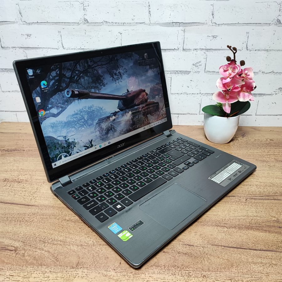 Ноутбук Б/В Acer Aspire V5-573PG, Intel Core i5-4200U, DDR3 8 GB, SSD 256GB, NVIDIA GeForce GT 750M 4Gb, 15.6" Сенсор