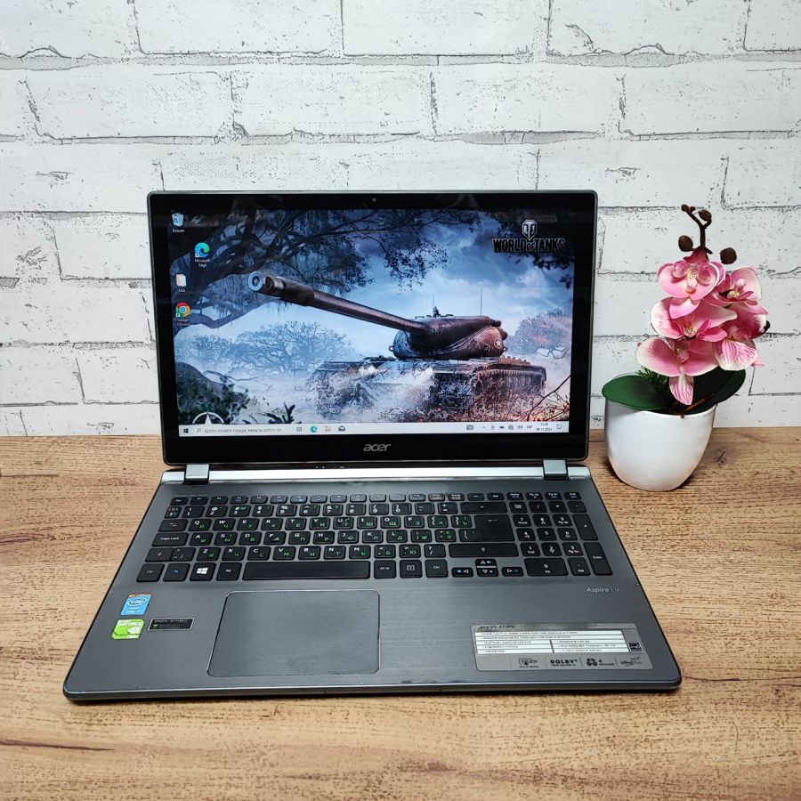 Ноутбук Б/В Acer Aspire V5-573PG, Intel Core i5-4200U, DDR3 8 GB, SSD 256GB, NVIDIA GeForce GT 750M 4Gb, 15.6" Сенсор