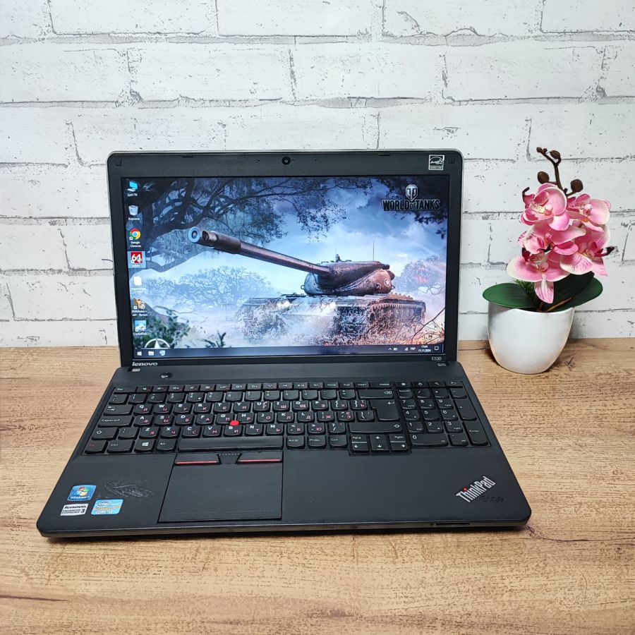 Ноутбук Б/В Lenovo E530, Intel Core i3-3110M, DDR3 8 GB, SSD 128GB, 15.6" HD