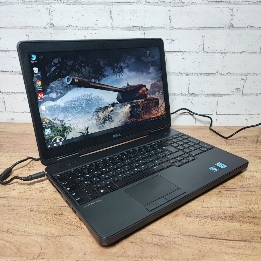 Уцінка! Ноутбук Б/В Dell Latitude E5540, Intel Core i3-4010U, DDR3 8 GB, SSD 128GB, 15.6" HD