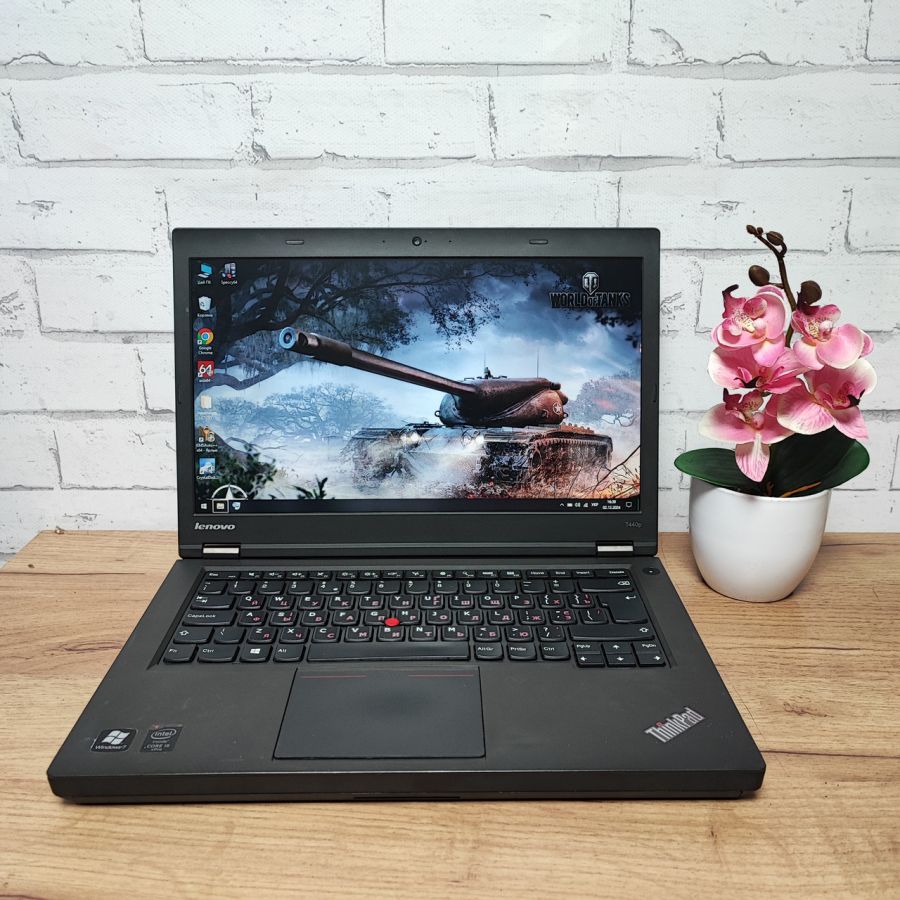 Ноутбук Б/В Lenovo T440P, Intel Core i5-4300M, DDR3 8 GB, SSD 128GB, 14" HD