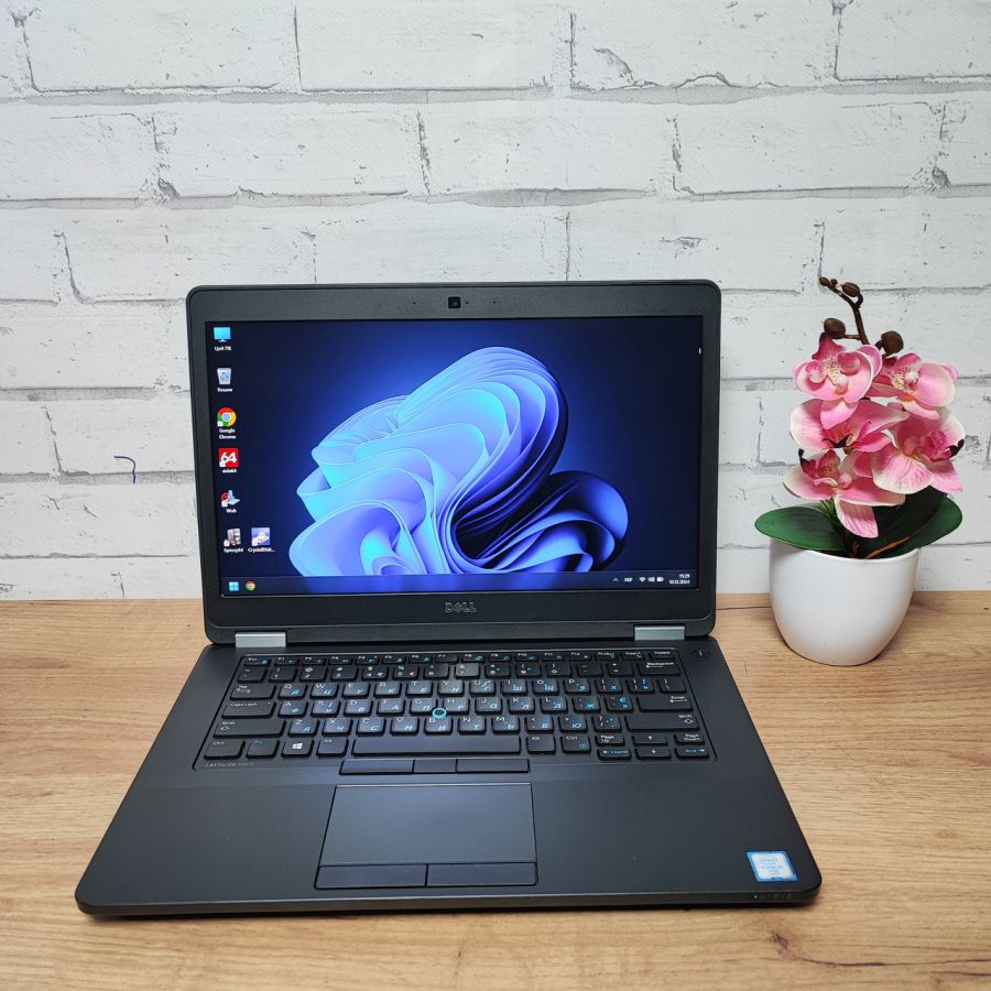 Ноутбук Б/В Dell Latitude E5470, Intel Core i7-6600U, DDR4 8 GB, SSD 128GB, AMD Radeon R7 M360 2Gb, 14" Full HD Сенсор