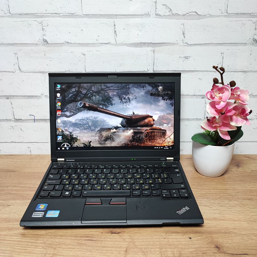 Ноутбук Б/В Lenovo X230, Intel Core i5-3320M, DDR3 8 GB, SSD 128GB, 12.5" HD