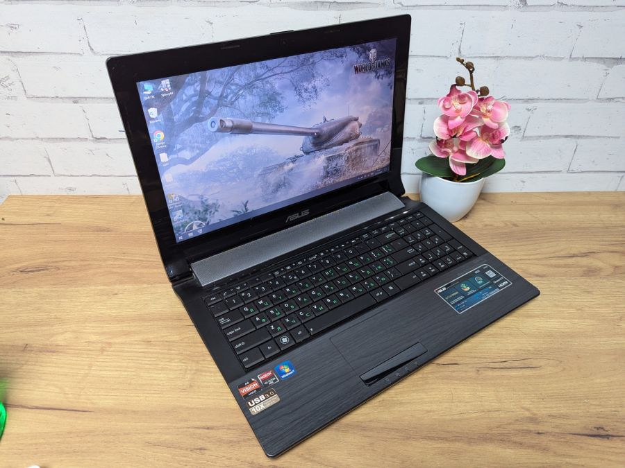 Ноутбук Б/В ASUS N53T, AMD A6-3420M, DDR3 8 GB, SSD 256GB, AMD Radeon HD 7600 2Gb, 15.6" HD