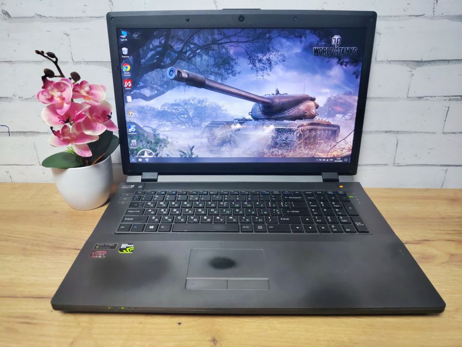 Уцінка! Ноутбук Б/В BTO W370ST, Intel Core i7-4700MQ, DDR3 12 GB, SSD 128GB + HDD 500GB, GTX 765M 2Gb, 17"