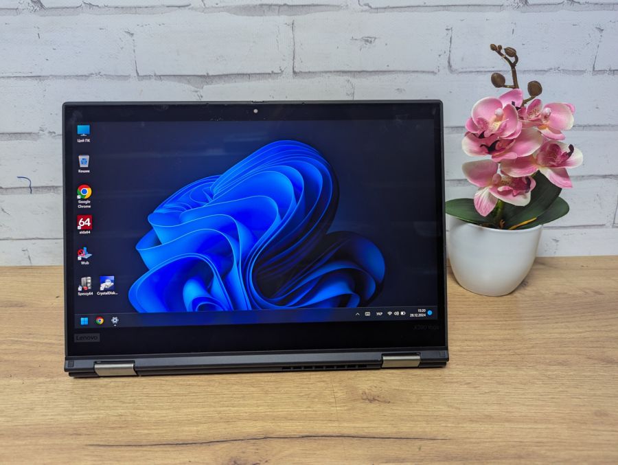Ноутбук Б/В Lenovo ThinkPad X390 Yoga, Intel Core i5-8265U, DDR3, SSD 256GB, 13" Full HD Сенсор