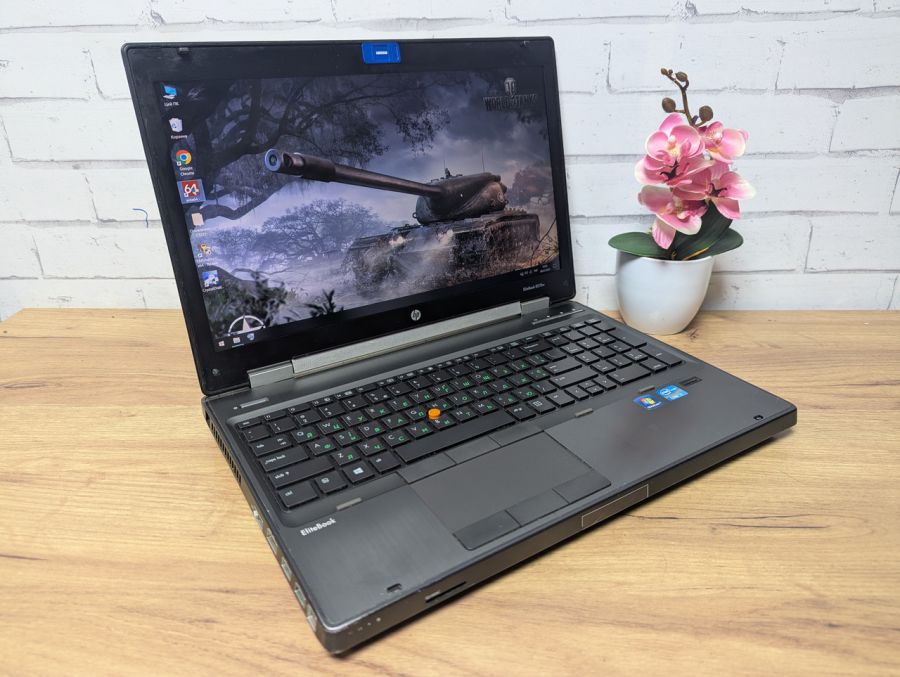 Ноутбук Б/В HP EliteBook 8570W, Intel Core i7-3630QM, DDR3 8 GB, SSD 256GB, AMD Radeon HD 7700M, 15.6" Full HD