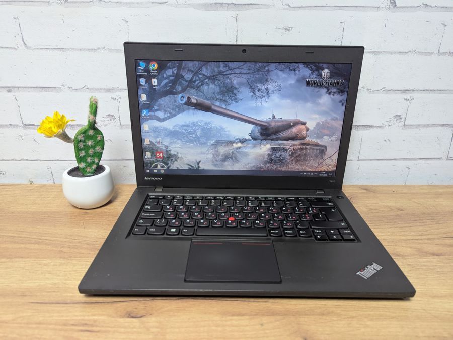 Уцінка! Ноутбук Б/В Lenovo ThinkPad T440S, Intel Core i5-4300U, DDR3 8 GB, SSD 128GB, 14" HD