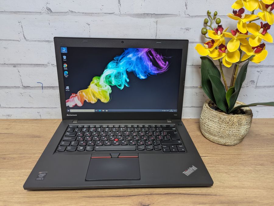Уцінка! Ноутбук Б/В Lenovo ThinkPad T450, Intel Core i5-5300U, DDR3 8 GB, SSD 128GB, 14" HD