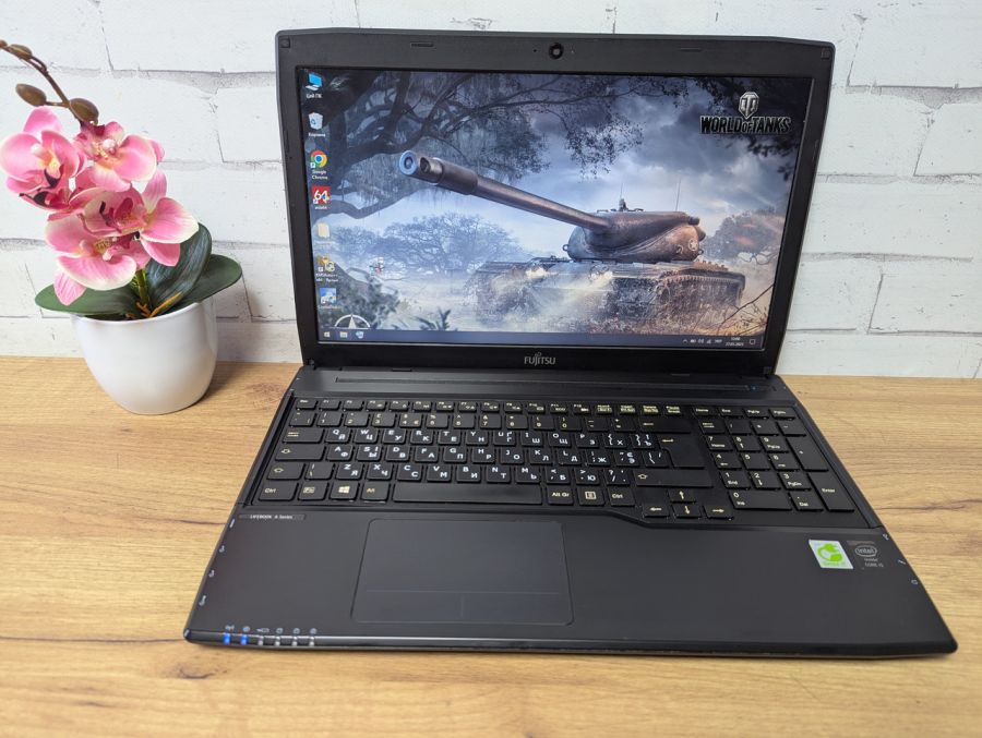 Ноутбук Б/В Fujitsu LifeBook A544, Intel Core i5-4200M, DDR3 8 GB, SSD 128GB, 15.6" HD