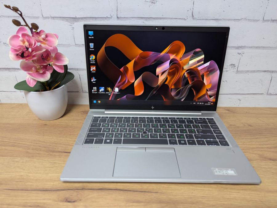 Ноутбук Б/В HP EliteBook 845 G8, AMD Ryzen 5 Pro 5650U, DDR3 16GB, SSD 256GB, 14" Full HD