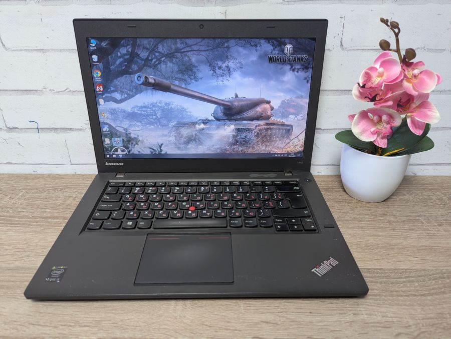 Уцінка! Ноутбук Б/В Lenovo ThinkPad T440, Intel Core i5-4210U, DDR3 8 GB, SSD 128GB, 14" HD