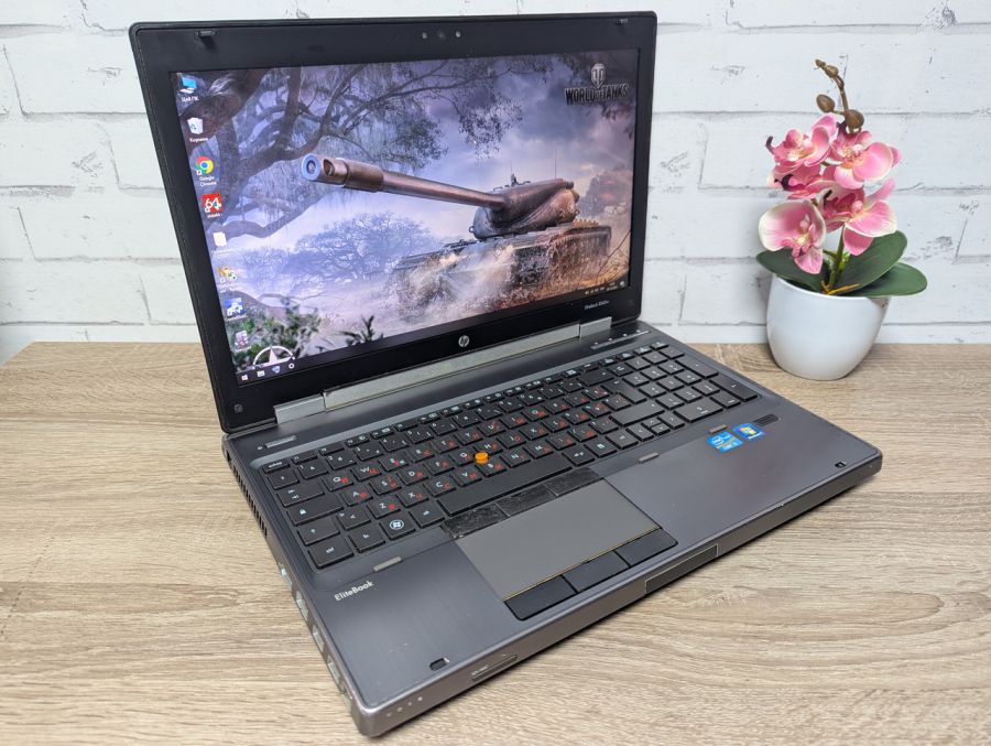 Уцінка! Ноутбук Б/В HP EliteBook 8560W, Intel Core i5-2520M, DDR3 8 GB, SSD 128GB, NVIDIA Quatro 2000M (2Gb), 15.6"