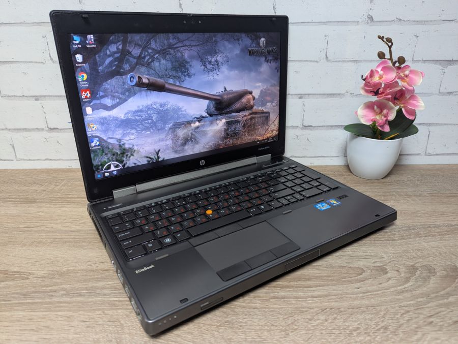Уцінка! Ноутбук Б/В HP EliteBook 8560W, Intel Core i7-3610QM, DDR3 16 GB, SSD 256GB, NVIDIA Quadro K1000M 2Gb, 15.6" Full HD