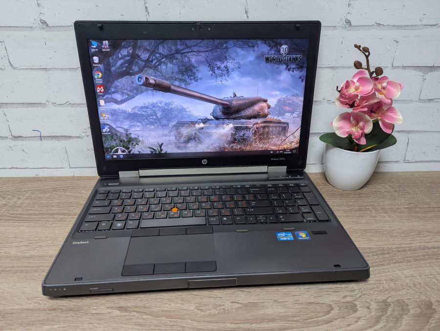 Уцінка! Ноутбук Б/В HP EliteBook 8560W, Intel Core i7-3610QM, DDR3 16 GB, SSD 256GB, NVIDIA Quadro K1000M 2Gb, 15.6" Full HD