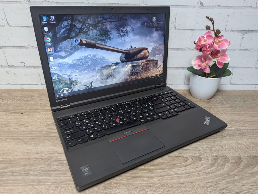 Ноутбук Б/В Lenovo ThinkPad W541, Intel Core i7-4710MQ, DDR3 8 GB, SSD 128GB, 15.6" Full HD