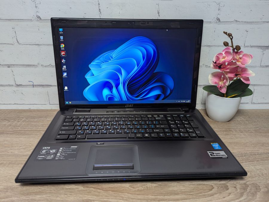 Ноутбук Б/В MSI CR70, Intel Core i3-4000M, DDR3 8GB, SSD 128GB, 17" Full HD