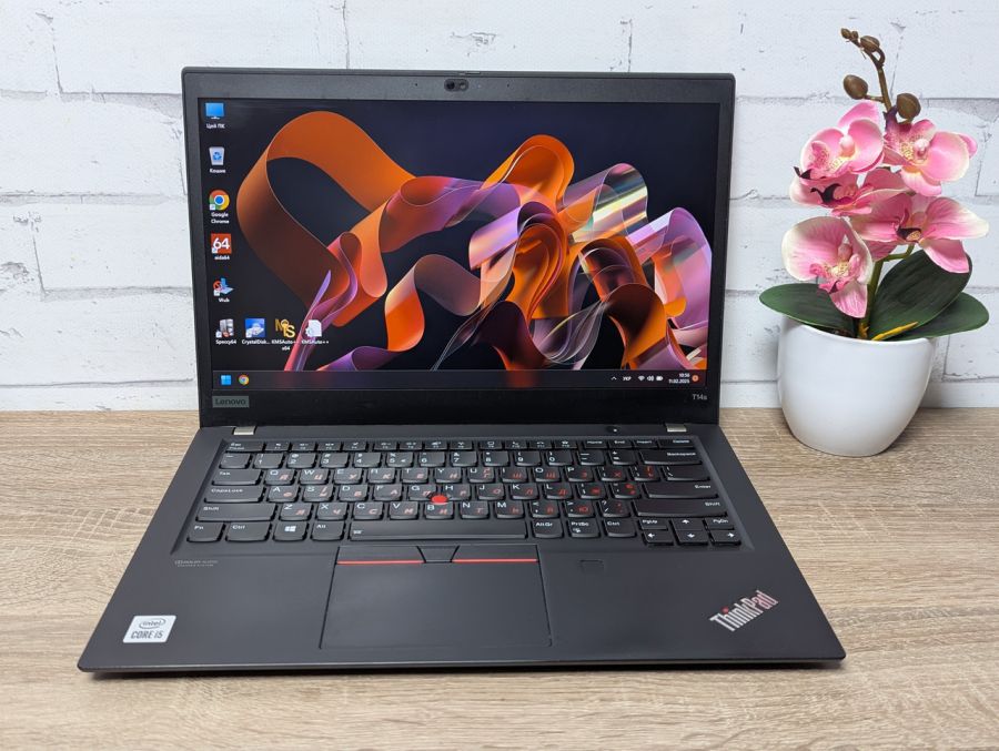 Ноутбук Б/В Lenovo ThinkPad T14S, Intel Core i5-10210U, DDR3 8 GB, SSD 256GB, 14" Full HD
