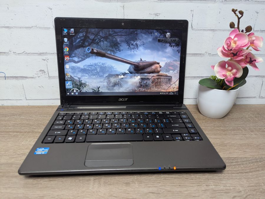 Уцінка! Ноутбук Б/В Acer Aspire 3750, Intel Core i3-2310M, DDR3 8 GB, SSD 128GB, 13.3" HD
