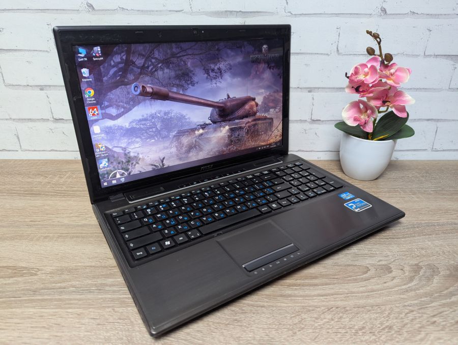 Ноутбук Б/В MSI MS-16GB, Intel Core i5-3230M, DDR3 8 GB, SSD 128GB, 15.6"