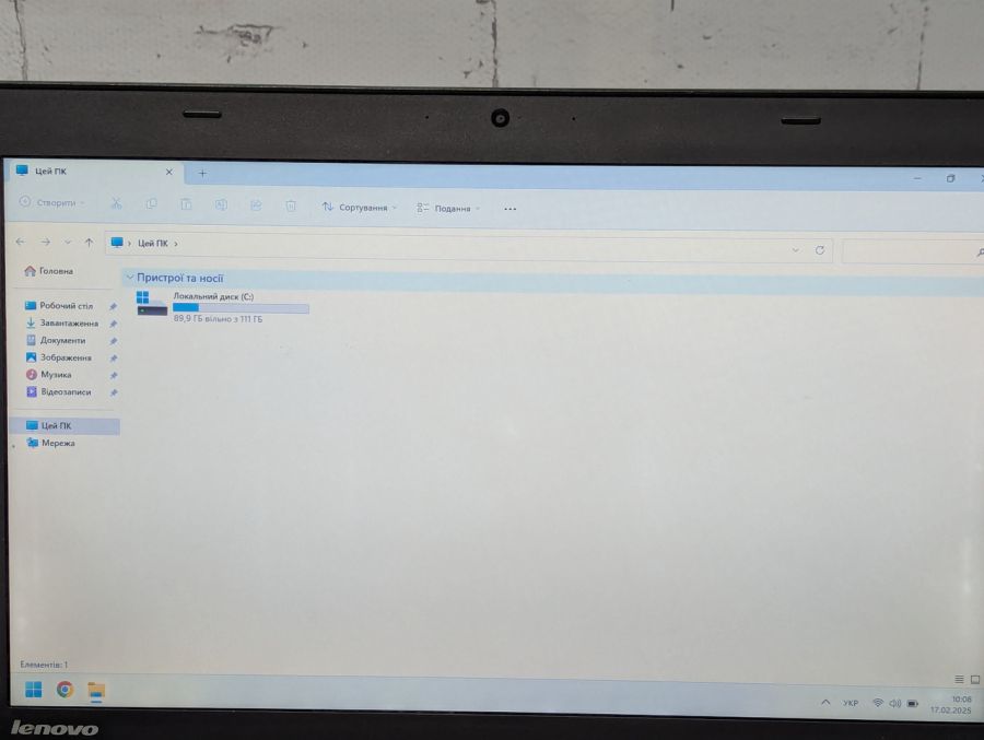 Уцінка! Ноутбук Б/В Lenovo ThinkPad T450, Intel Core i5-5300U, DDR3 12 GB, SSD 128GB, 14" HD
