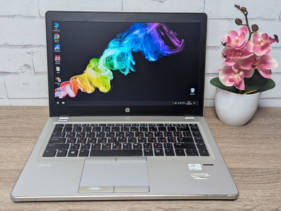 Уцінка! Ноутбук Б/В HP Folio 9470M, Intel Core i5-3427U, DDR3 8 GB, SSD 128GB, 14" HD