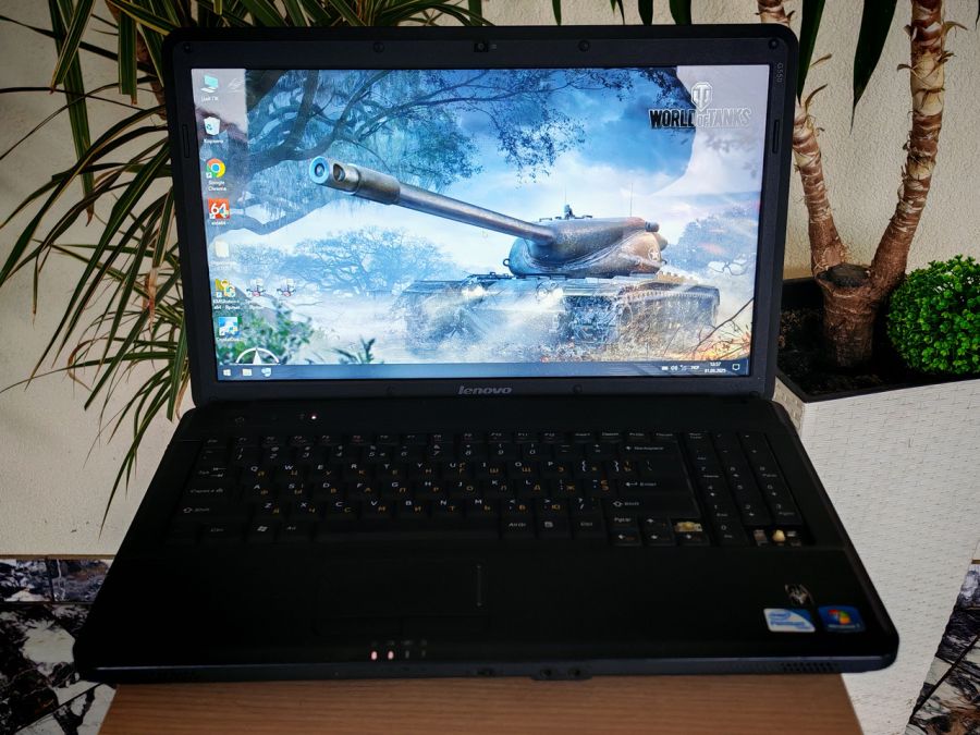 Уцінка! Ноутбук Б/В Lenovo G550, Intel Pentium T4300, DDR3 4 GB, SSD 128GB, 15.6" HD