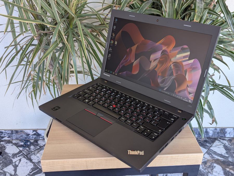 Ноутбук Б/В Lenovo L450, Intel Core i3-5005U, DDR3 8 GB, SSD 128GB, HD