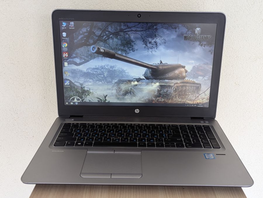 Уцінка! Ноутбук Б/В HP EliteBook 850 G3, Intel Core i7-6500U, DDR4 16 GB, SSD 128GB + HDD 500GB, 15.6" Full HD